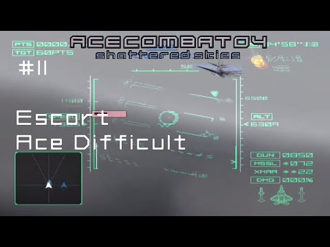 Escort (Ace Difficult) - Ace Combat 04 Playthrough #11