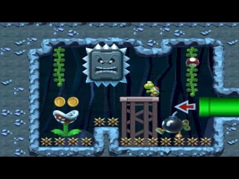 Cave of Spikes by RIUUKIUU 一SUPER MARIO MAKER一 No Commentary 1AQ
