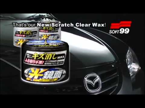 SOFT99 Scratch Clear Wax Mirror Finish Black
