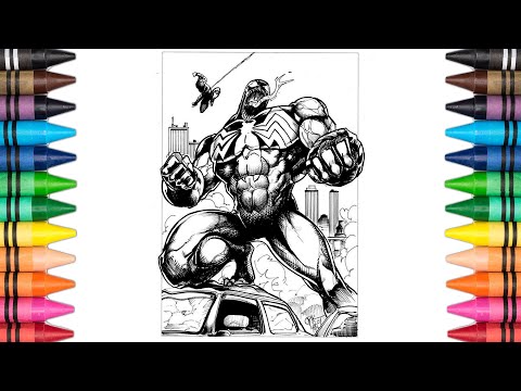VENOM X SPIDER-MAN Coloring Page #336 - JNATHYN - Rise [NCS10 Release]