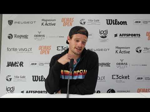 Conferência de Imprensa de Tiago Cação (1R) — Oeiras Open 1 2022