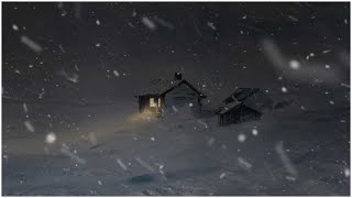 Loud Blizzard somewhere in Norway┇Howling Wind &amp; Blowing Snow
