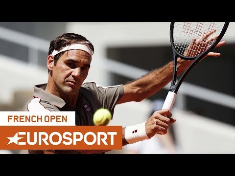 Roger Federer vs Leonardo Mayer Highlights | Roland Garros 2019 Round 4 | Eurosport