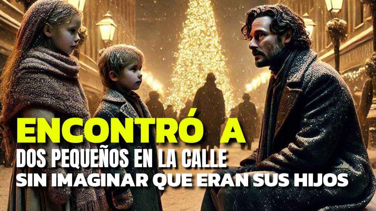 Un millonario encuentra a dos niños perdidos en Nochebuena y lo que descubre lo deja sin aliento....