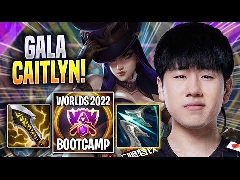 GALA CHILLING WITH CAITLYN! - RNG GALA Plays Caitlyn ADC vs Twitch! | Bootcamp 2022