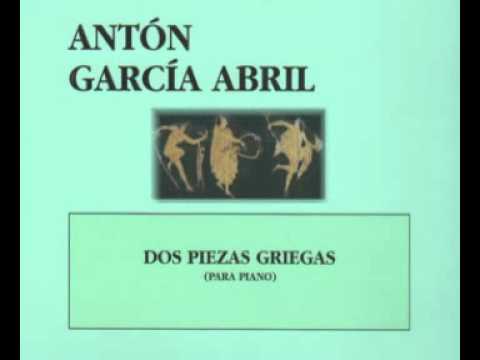 Antón García Abril: Dos Piezas Griegas. Claudio Carbó, piano