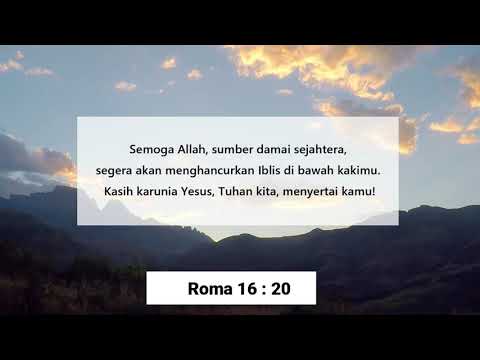 Ayat Alkitab Untuk Menemani Tidur & Meditasi - Dengar Firman ini Membuat Damai Pikiran.