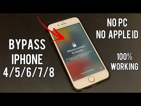iPhone Locked To Owner How To Unlock - iPhone 4/5/6/7/8 - Without Apple iD And Password ( 2025 )