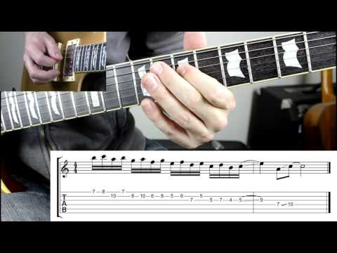 Quick and easy rock lick lesson in C major with TAB