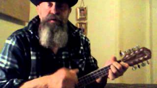Solitary Man Neil Diamond ukulele cover 8 string tenor