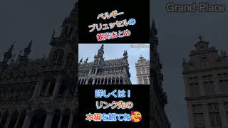 ブリュッセル🇧🇪観光総まとめ‼️世界遺産グランプラス✨小便小僧👼アトミウム🗼ベルギーチョコ巡り #shorts #ブリュッセル #ベルギー旅行 #ブリュッセル観光 #グランプラス #アトミウム