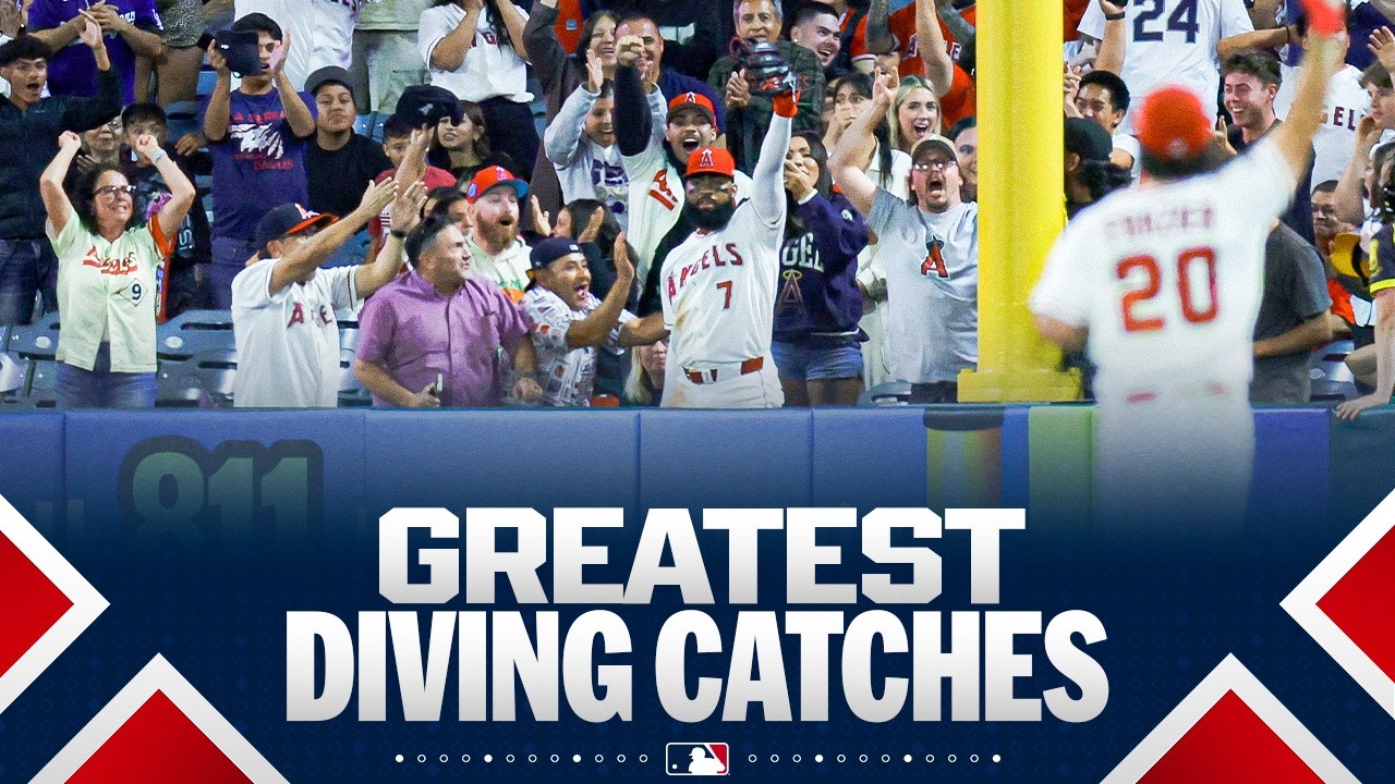 Jo Adell, Derek Jeter and the BEST catches with players diving into the stands in MLB HISTORY! 🤯