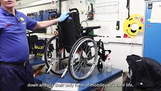 Repairing and recycling wheelchairs for those in need