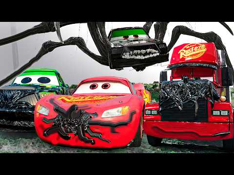 MOSTER McQueen in REAL LIFE Transformation transformers
