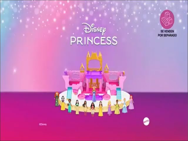 Vídeo relacionado con Mattel Disney Princess Minis Set de juego carruaje que se transforma en castillo, casa de muñecas pequeñas con princesa Aurora, 4 figuras, muebles y accesorios, juguete +3 años (HWX17)