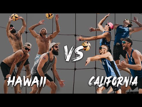 4 vs 4 Beach Volleyball HAWAII vs CALIFORNIA | The 4-Man
