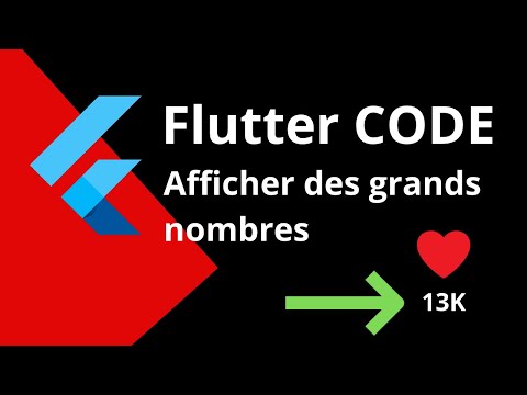 Flutter Comment intégrer de grands nombres dans un UI