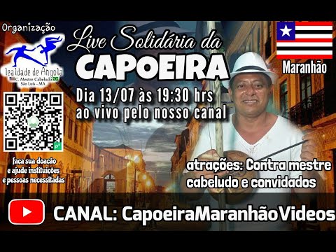 LIVE SOLIDÁRIA DA CAPOEIRA -  MESTRE CABELUDO ANGOLA