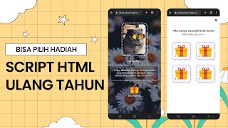 Script HTML Ultah - Replit Ucapan Selamat Ulang Tahun