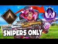 Solo Bronze to Masters | Snipers Only Challenge Apex Legends