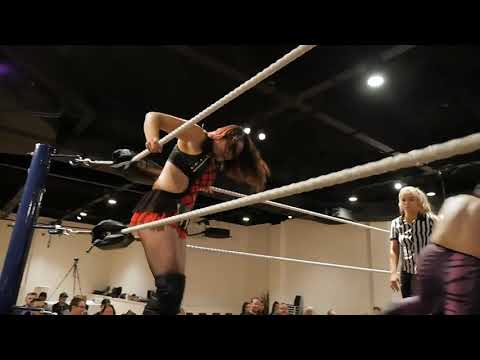Rocky Starr (w/ Dude Roadsville) vs Katey Harvey (w/ Lyra Valkyria) - PWU - 29/4/2019