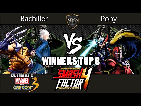 OF Bachiller vs. C4 Pony - Smash Factor 4 - Winners Top 8 - Marvel vs. Capcom