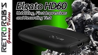 Elgato Game Capture HD60 Unboxing, Driver Intallation and Capture Test