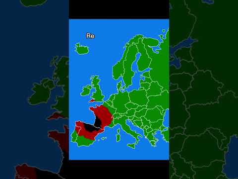 I dropped a nuke on Europe; where you hiding? pt. 2 #shorts #nuke #europe #geography #map
