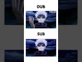 jujutsu kaisen dub vs sub