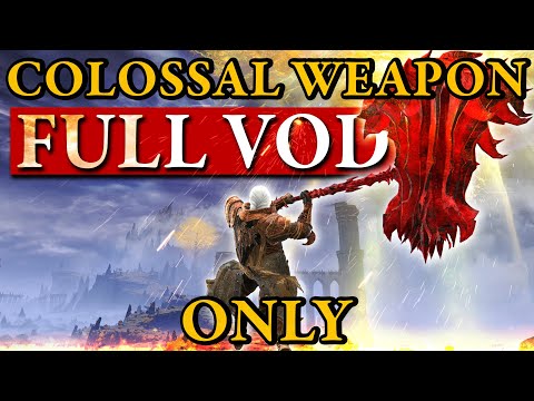Elden Ring Colossal WEAPON Only Full Run! [1/2]