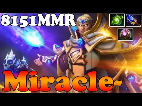 Dota 2 - Miracle- 8151MMR TOP 1 MMR in the World Plays Invoker vol 14 - Ranked Match Gameplay
