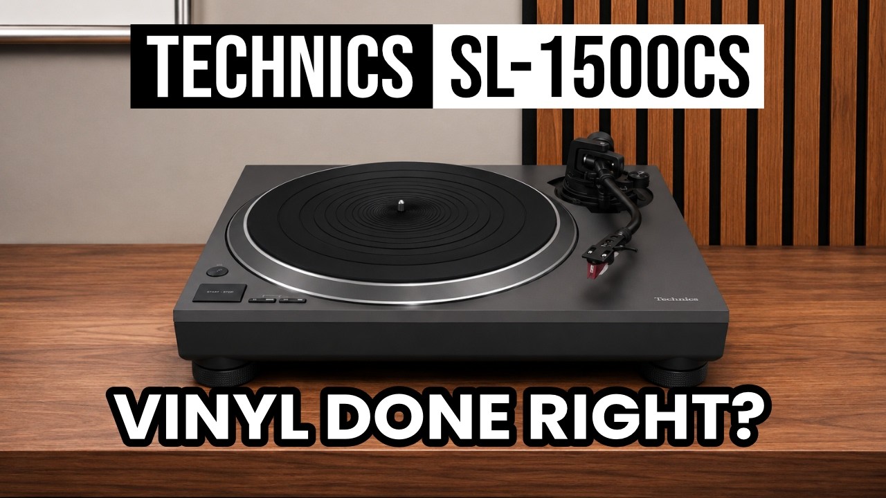 The Ultimate Plug & Play Turntable? | Technics SL-1500CS Review
