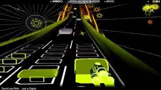 David Lee Roth - Just a Gigolo in Audiosurf