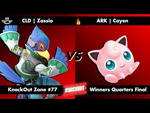 KnockOut Zone #77 - SSBU Winners Quarters Final - Zassio (Falco) vs Cayen (Jigglypuff)