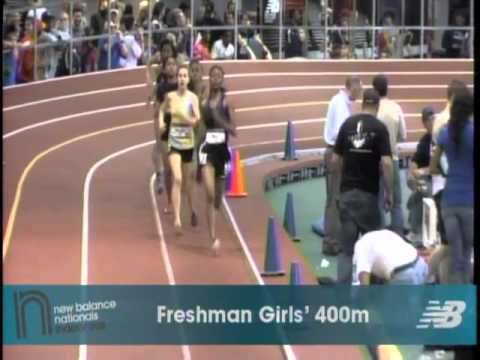 Girls 400m Freshman Heat 7 - New Balance Indoor Nationals 2011