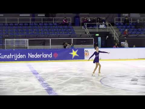 Annika Egas Basic Novice KNSB Cup 3 Amsterdam 17 december 2017