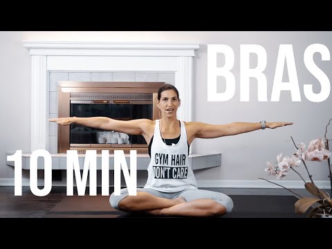 PILATES - BRAS MUSCLÉS // Exercices de BARRE - haut du corps // (Sans matériel - 10 min - 2020)