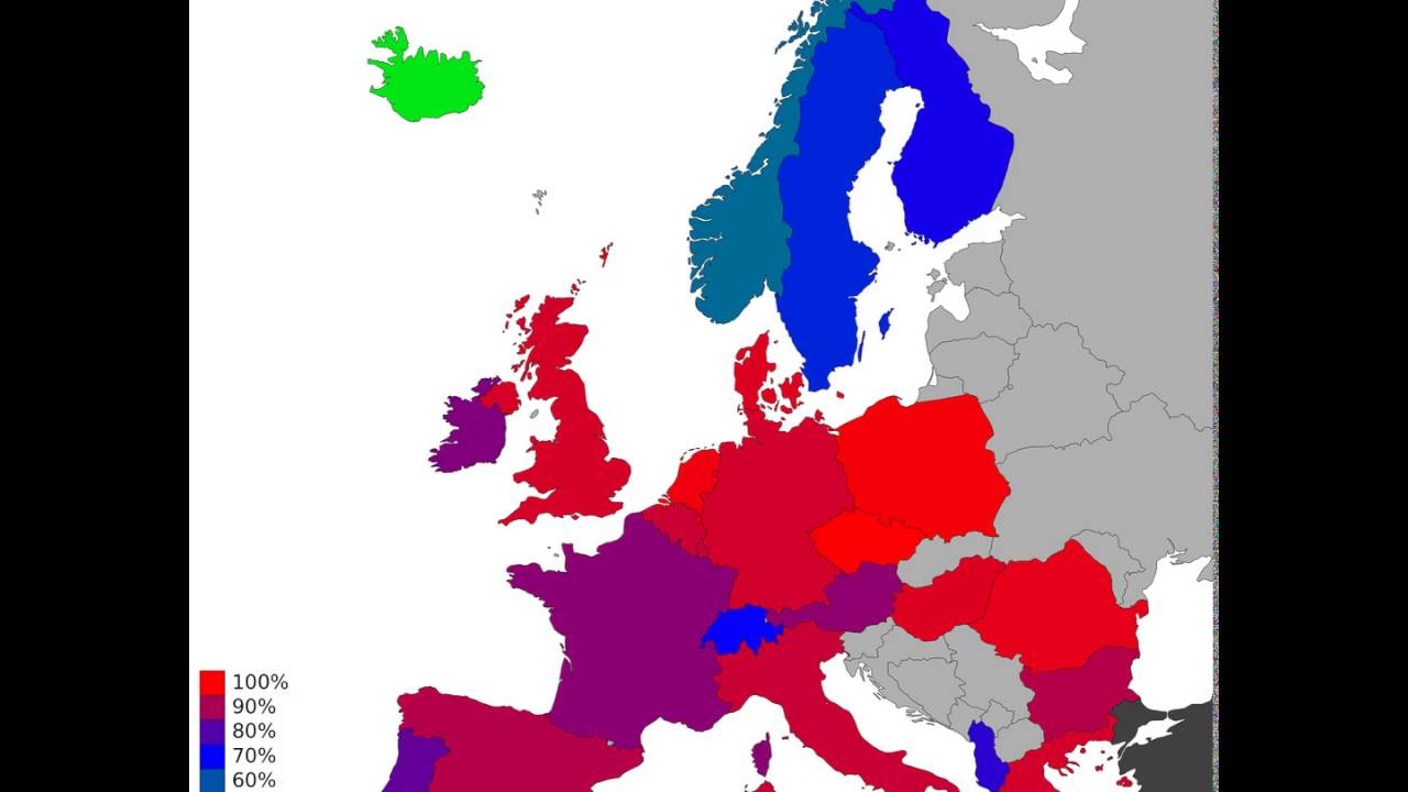 Europe - Fossil Fuel Energy Consumption - Timelapse