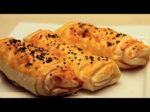 Turkish Borek Recipe - Crispy Turkish Pastry with Feta Cheese