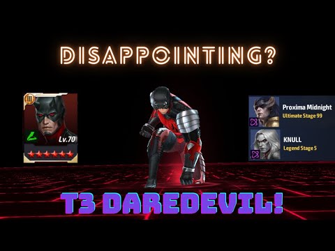 T3 DAREDEVIL IS JUST OK? PROXIMA WBU 99 & KNULL WBL 5  - F2P EDITION - Marvel Future Fight