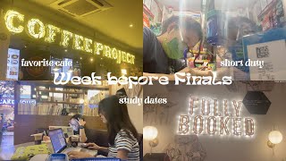 UST PHARMA: 📚 week before finals + favorite cafe ☕ (study vlog) | audrey a.