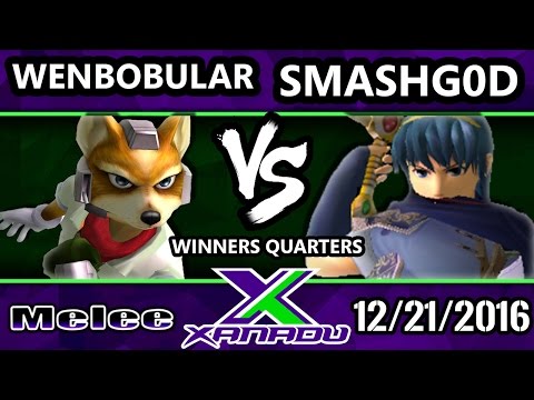 S@X 181 - Wenbo (Fox) Vs. Smash G0D (Marth) - SSBM Winners Quarters - Smash Melee