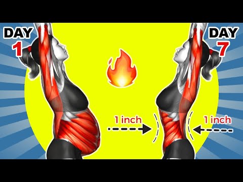 Ćwiczenie, dzięki któremu stracisz 2 CALE W TALII w 1 tydzień | Wykonaj to na stojąco przez 25 mi...