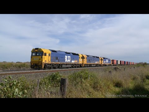 7908V Pacific National Containers From Donald - PoathTV Australian Trains & Railways