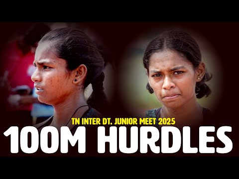 100m hurdles Girls U18 Heats and Finals