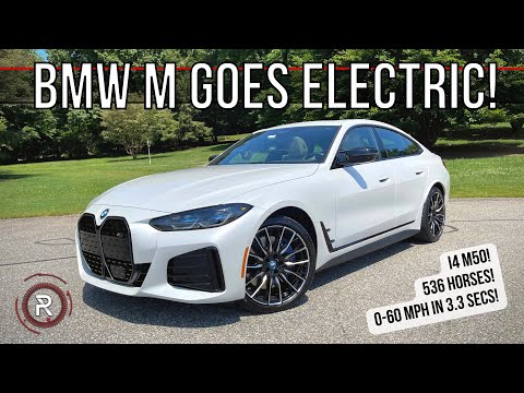 The 2022 BMW i4 M50 Is A Really Impressive Electric German Luxury Sport Sedan