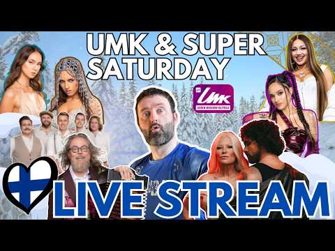 🇫🇮🇩🇪🇷🇸🇳🇴 UMK Live Stream & Super Saturday | Eurovision