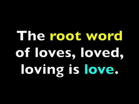 ROOT WORDS SONG for KIDS   Learn English