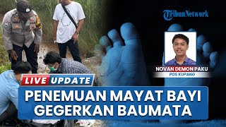 Warga Geger Temukan Sosok Mayat Bayi  Laki-laki di Selokan Sawah di Kupang, Polisi bakal Usut Tuntas