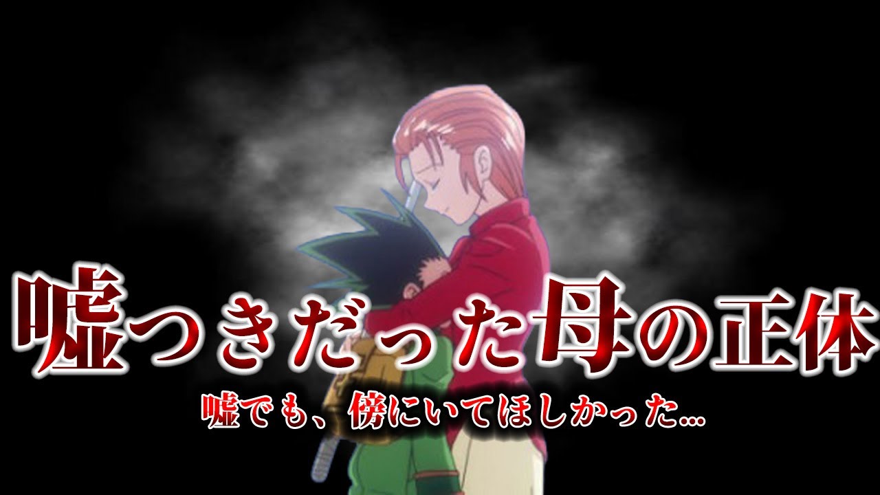 ミトはなぜ嘘をついてまでゴンを止めたのか？ゴンを引き止めた女。ミトに隠された4つの感情【ハンター×ハンター】